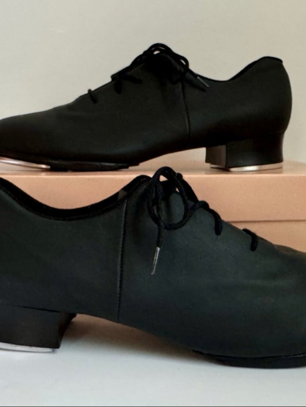 Bloch Tap Flex Lace Up Tap Shoes Black Leather 10